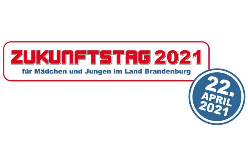 Logo des "Zukunftstag für Mädchen und Jungen im Land Brandenburg 2021“ 