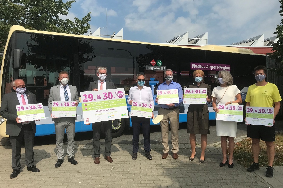 Neues Buskonzept für die Flughafenregion gestartet